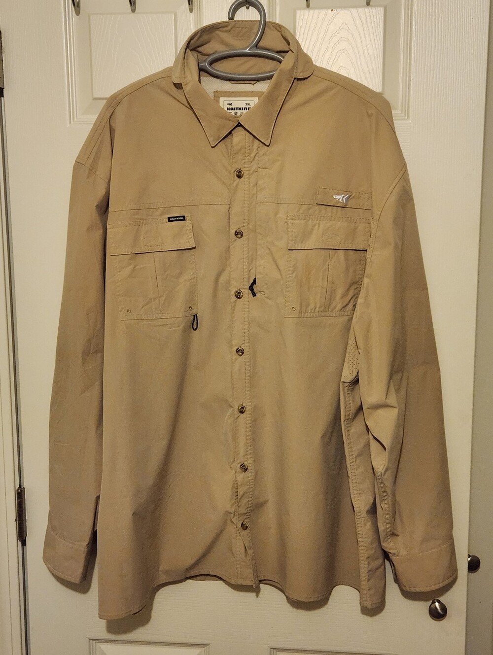 KastKing Khaki 3XL ReKon Men's Fishing Shirt